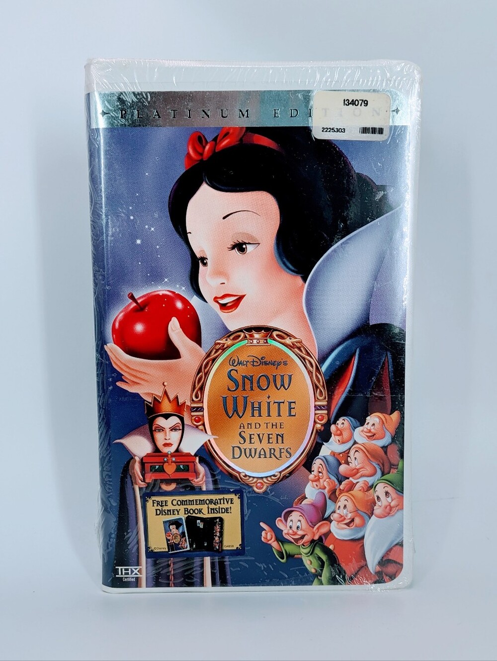 Walt Disney Snow White and the Seven Dwarfs Platinum Edition VHS Tape, New!